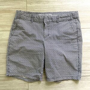 Barley worn cotton Bermuda shorts